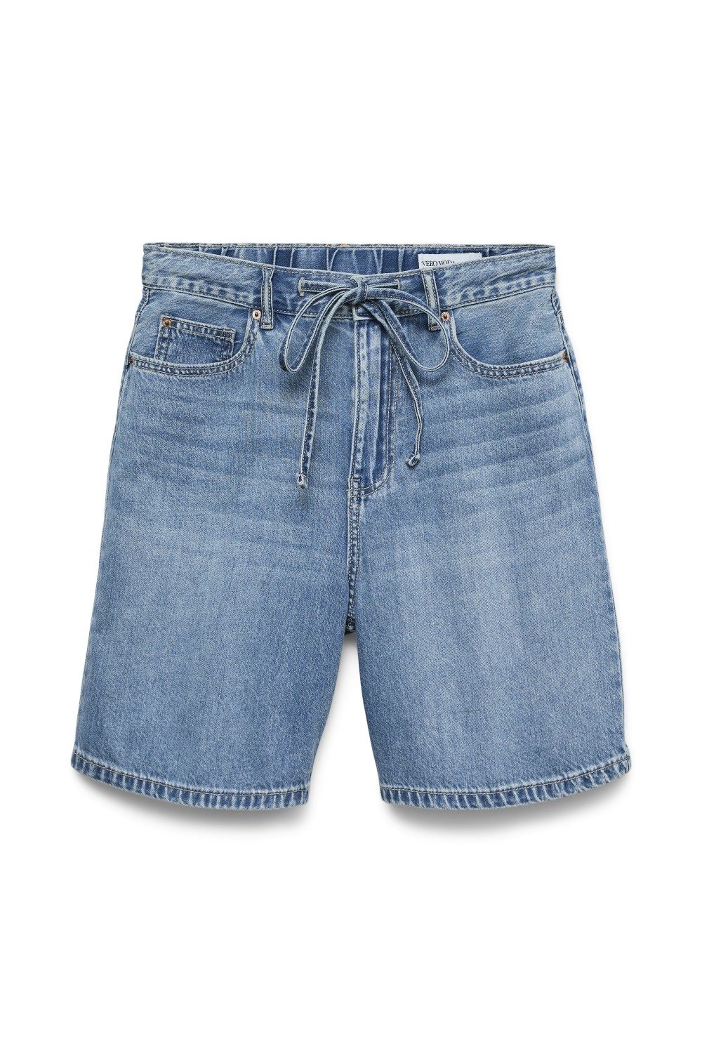 VERO MODA VILLA MR BERMUDA DENIM SHORTS LIGHT BLUE DENIM 10326196