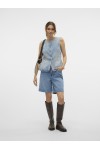 VERO MODA VILLA MR BERMUDA DENIM SHORTS LIGHT BLUE DENIM 10326196