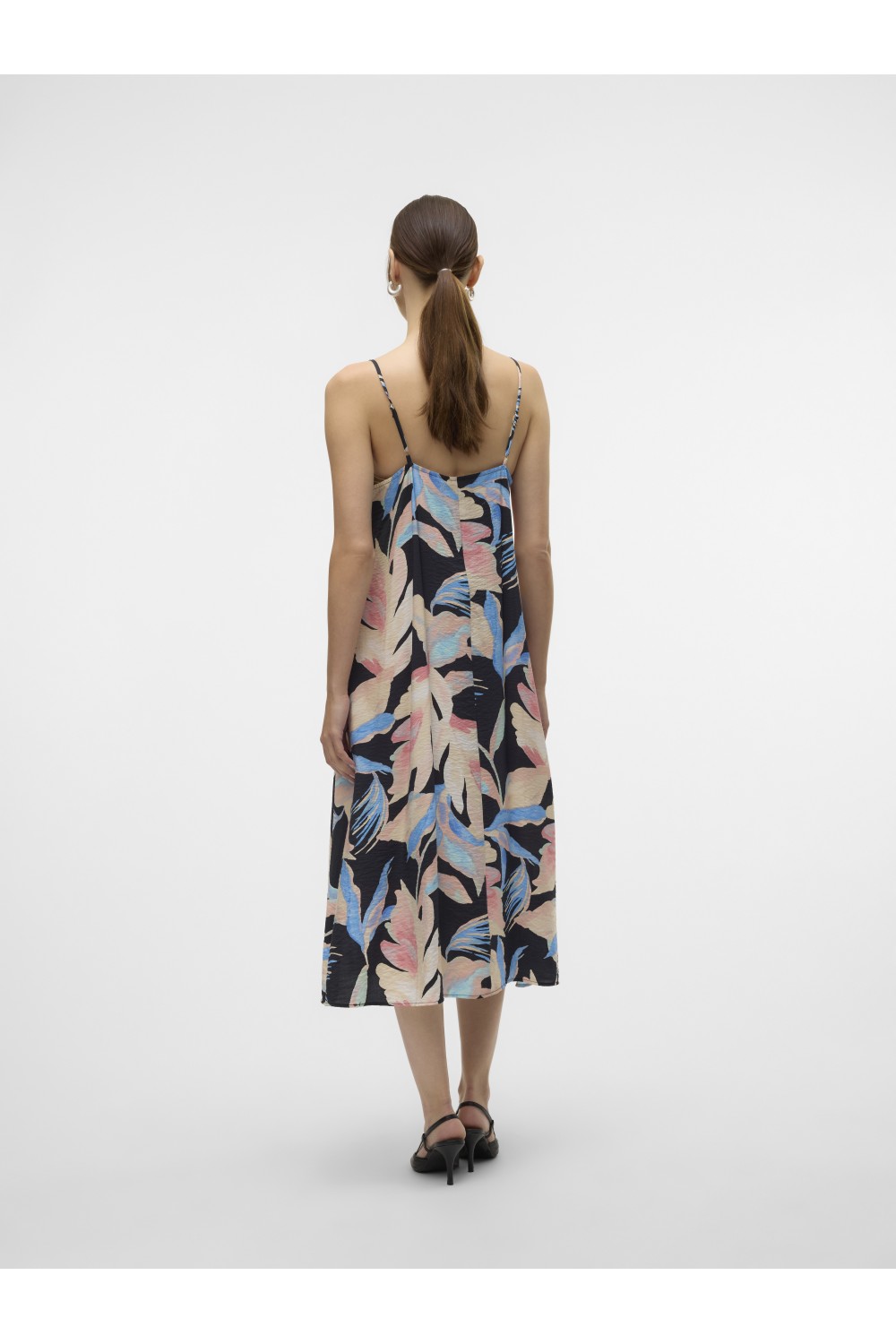 VERO MODA JOSIE CALF SINGLET DRESS BLACK 10303398