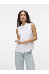VERO MODA NORA SL SHIRT WVN BRIGHT WHITE 10325993