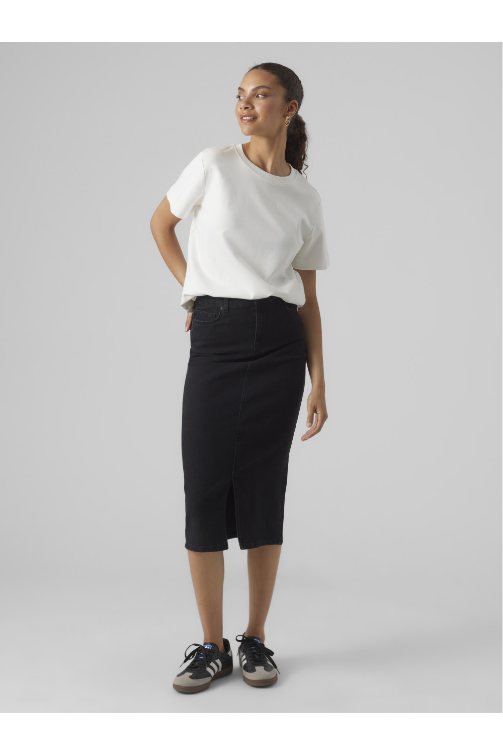 VERO MODA NAIMA SS O-NECK T-SHIRT NOOS SNOW WHITE 10294544