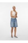 VERO MODA AW SAGE HR BERMUDA SHORTS LIGHT BLUE DENIM 10328836