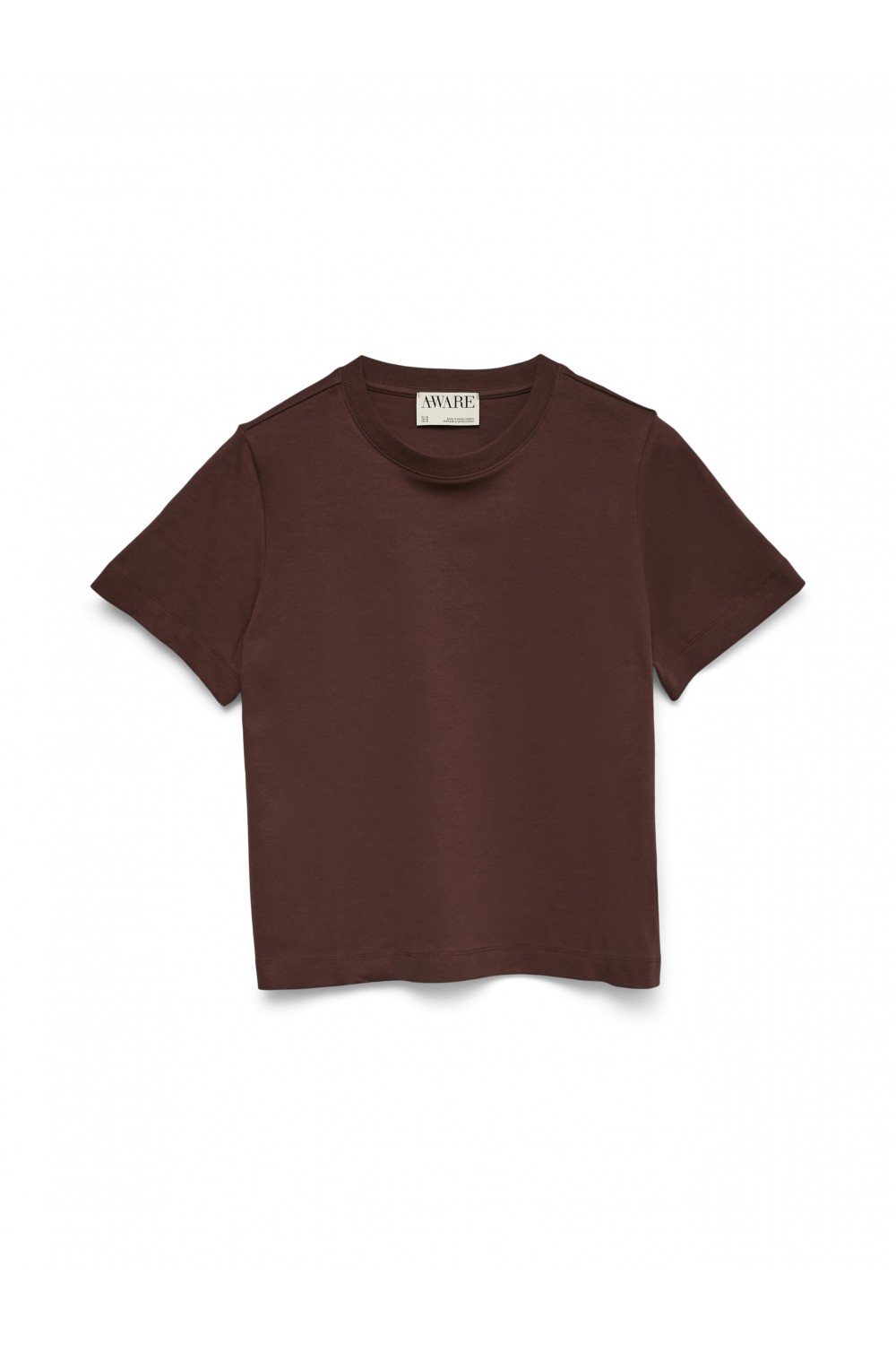 VERO MODA NAIMA SS O-NECK T-SHIRT NOOS BITTER CHOCOLATE 10294544