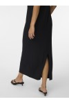 VERO MODA AW BREA HEAVEN SL O-NECK DRESS BLACK 10344259