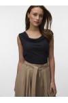 VERO MODA AW BREA HEAVEN SL WATERFALL TOP BLACK 10344258