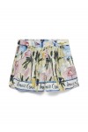 VERO MODA EDITH LINEN SET SHIRT-SHORTS STAR WHITE-AMALFI AOP 10348346
