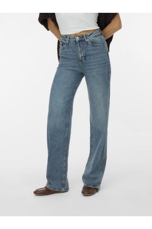 VERO MODA TESSA HR WIDE JEANS MEDIUM BLUE DENIM 10311179