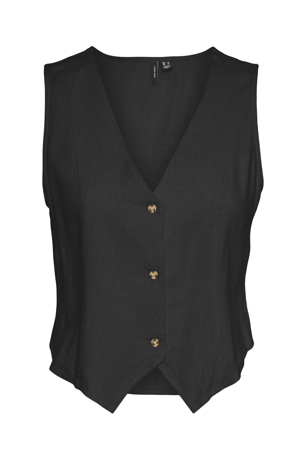 VERO MODA MYMILO S/L WAISTCOAT WVN BLACK 10321606