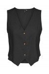 VERO MODA MYMILO S/L WAISTCOAT WVN BLACK 10321606