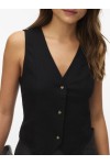 VERO MODA MYMILO S/L WAISTCOAT WVN BLACK 10321606
