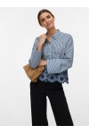 VERO MODA MARY LS SHIRT WVN GA CLOUD DANCER 10340576