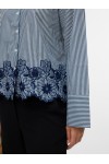 VERO MODA MARY LS SHIRT WVN GA CLOUD DANCER 10340576