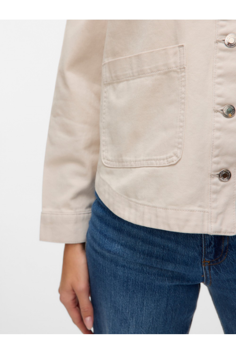 VERO MODA JAMIE LS DENIM SHACKET MIX GA NOOS BIRCH 10331693