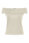 VERO MODA KENZI FIONA OFF SHOULDER TOP VMA BIRCH 10307367
