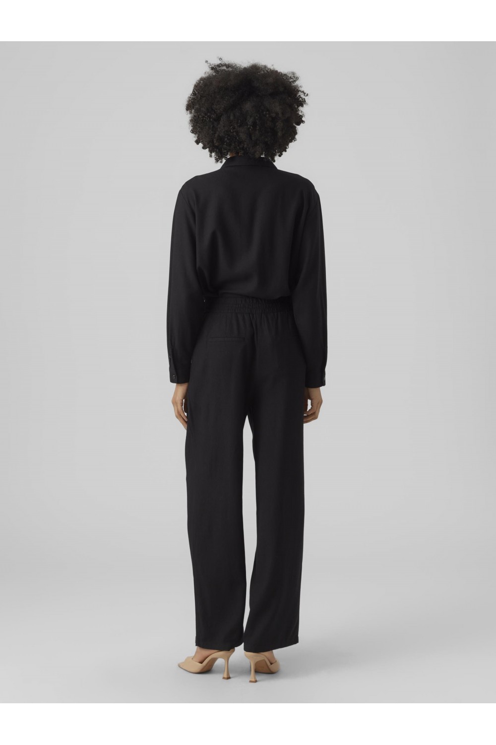 VERO MODA JESMILO WIDE PANTS BLACK 10287363