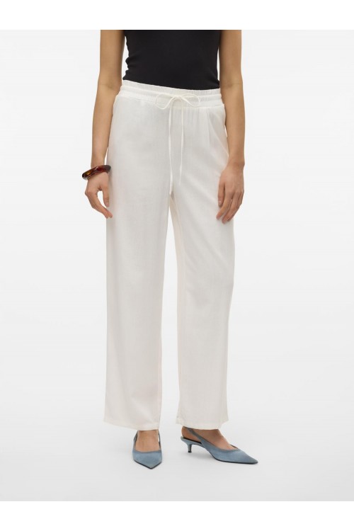 VERO MODA JESMILO WIDE PANTS SNOW WHITE 10287363