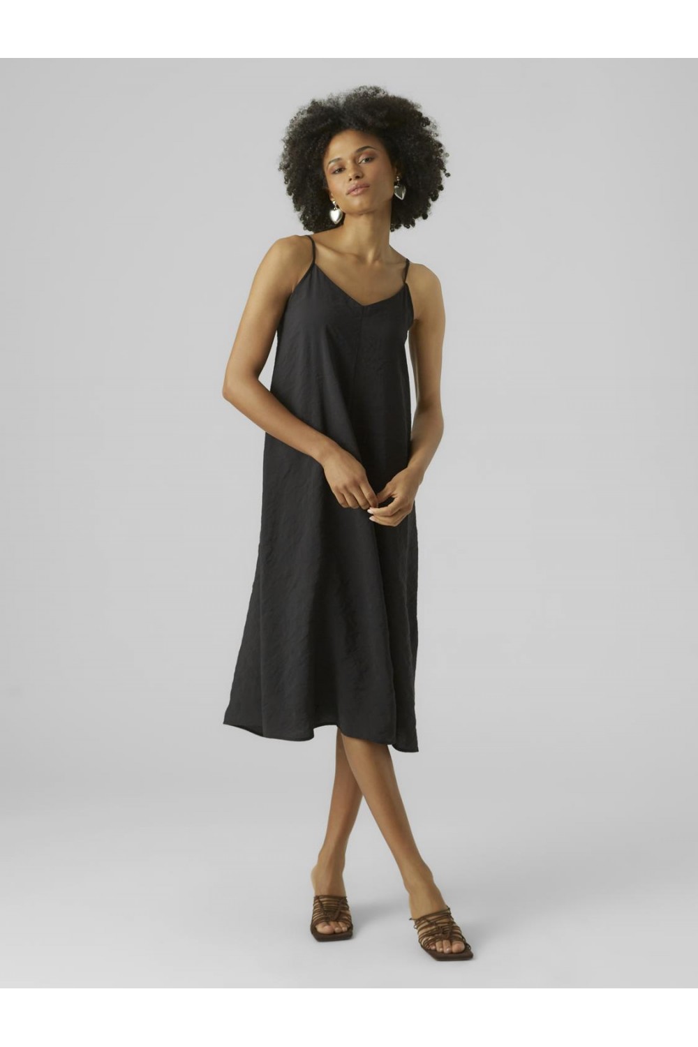 VERO MODA QUEENY SINGLET DRESS BLACK 10290453