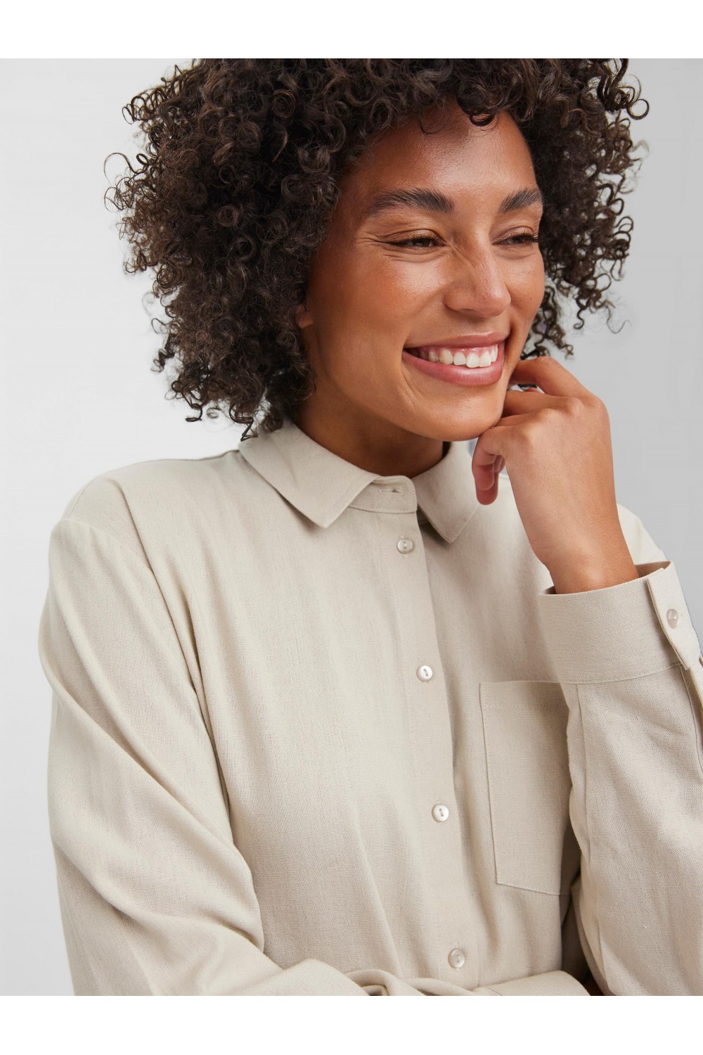 VERO MODA JESMILO SHIRT SILVER LINING 10267664