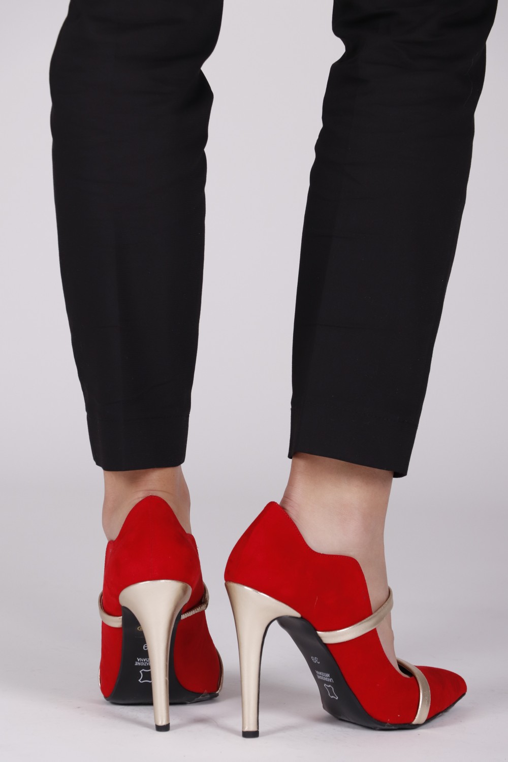 ELLEN HEELS RED 83939