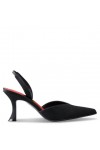 ENVIE SHOES BLACK SLINGBACK PUMPS E02-24711-34