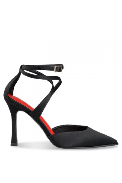 ENVIE SHOES BLACK POINTY PUMPS E02-24717-34