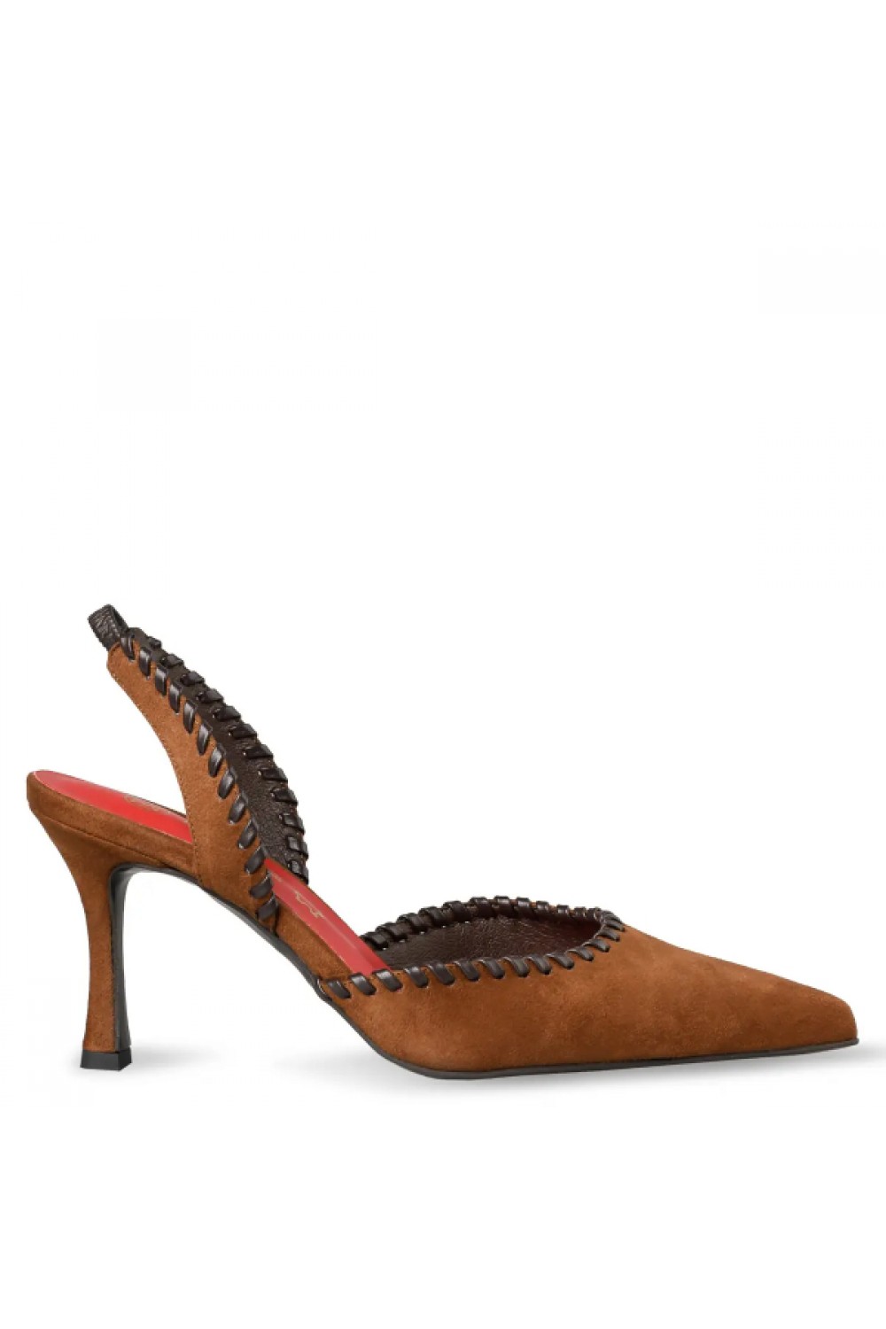 ENVIE SHOES BROWN SLINGBACK PUMPS E02-24720-28