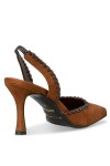 ENVIE SHOES BROWN SLINGBACK PUMPS E02-24720-28