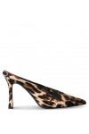 ENVIE SHOES LEOPAR SLINGBACK PUMPS E02-24750-97