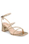 MAIRIBOO FOR ENVIE SHOES MINI ELECTRICITY HEELS SANDALS GOLD M03-23966