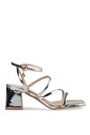 MAIRIBOO FOR ENVIE SHOES MINI ELECTRICITY MID HEELS SILVER M03-19971