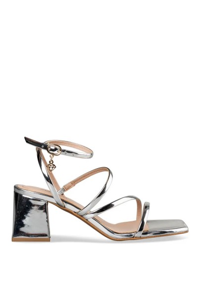 MAIRIBOO FOR ENVIE SHOES MINI ELECTRICITY MID HEELS SILVER M03-19971