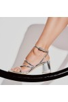 MAIRIBOO FOR ENVIE SHOES MINI ELECTRICITY MID HEELS SILVER M03-19971