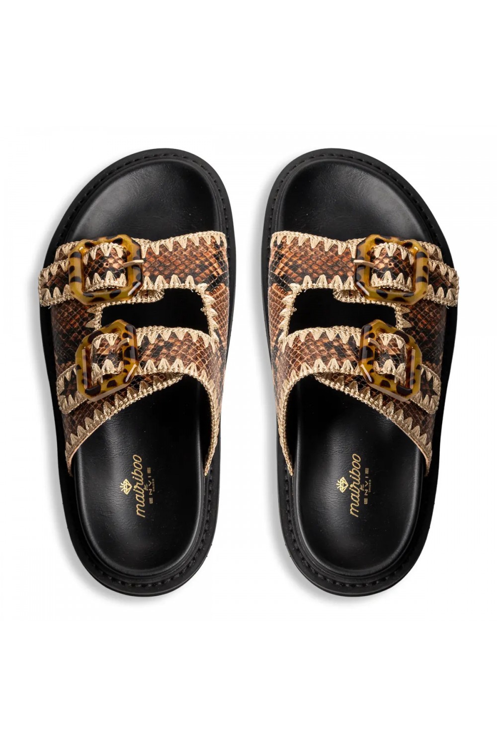 MAIRIBOO FOR ENVIE SHOES SANDALS BLACK M96-23922