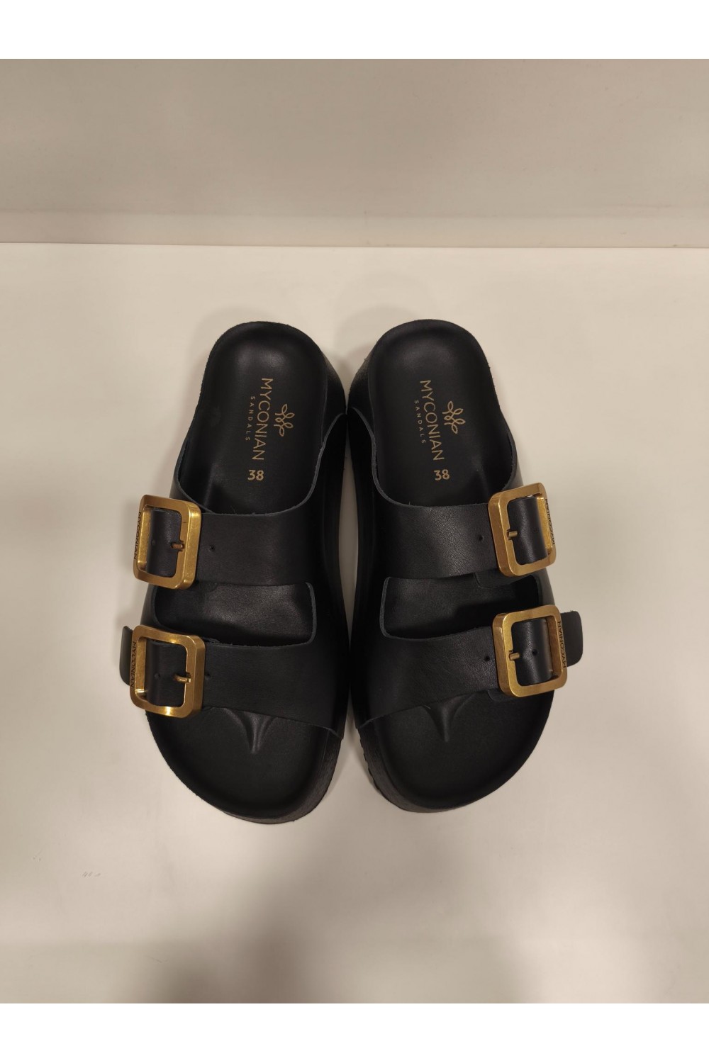 MYCONIAN LEATHER SANDALS BLACK 29252