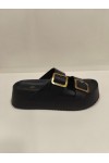 MYCONIAN LEATHER SANDALS BLACK 29252