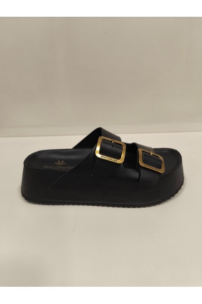 MYCONIAN LEATHER SANDALS BLACK 29252