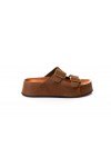 MYCONIAN LEATHER SANDALS BROWN SUEDE 29252