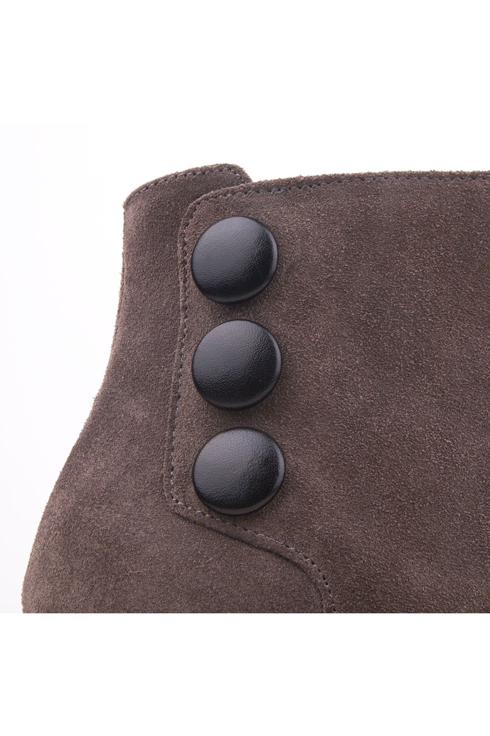 NEW-MATIC ANKLE BOOTS SUEDE GREY WITH BUTTONS