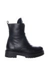 ROBINSON WOMANS LEATHER BOOT BLACK 129653