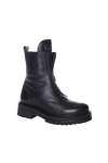 ROBINSON WOMANS LEATHER BOOT BLACK 129653