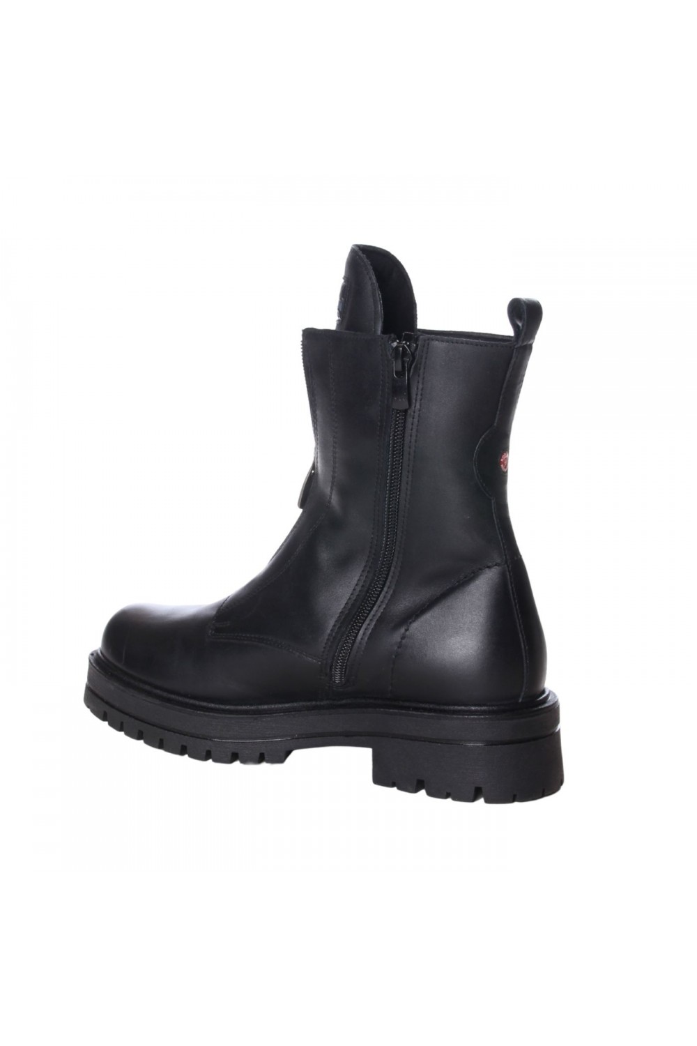 ROBINSON WOMANS LEATHER BOOT BLACK 129653
