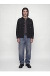 JACK & JONES BLUOLIVER CORDUROY L/S OVERSHIRT BLACK 12301355