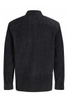 JACK & JONES BLUOLIVER CORDUROY L/S OVERSHIRT BLACK 12301355