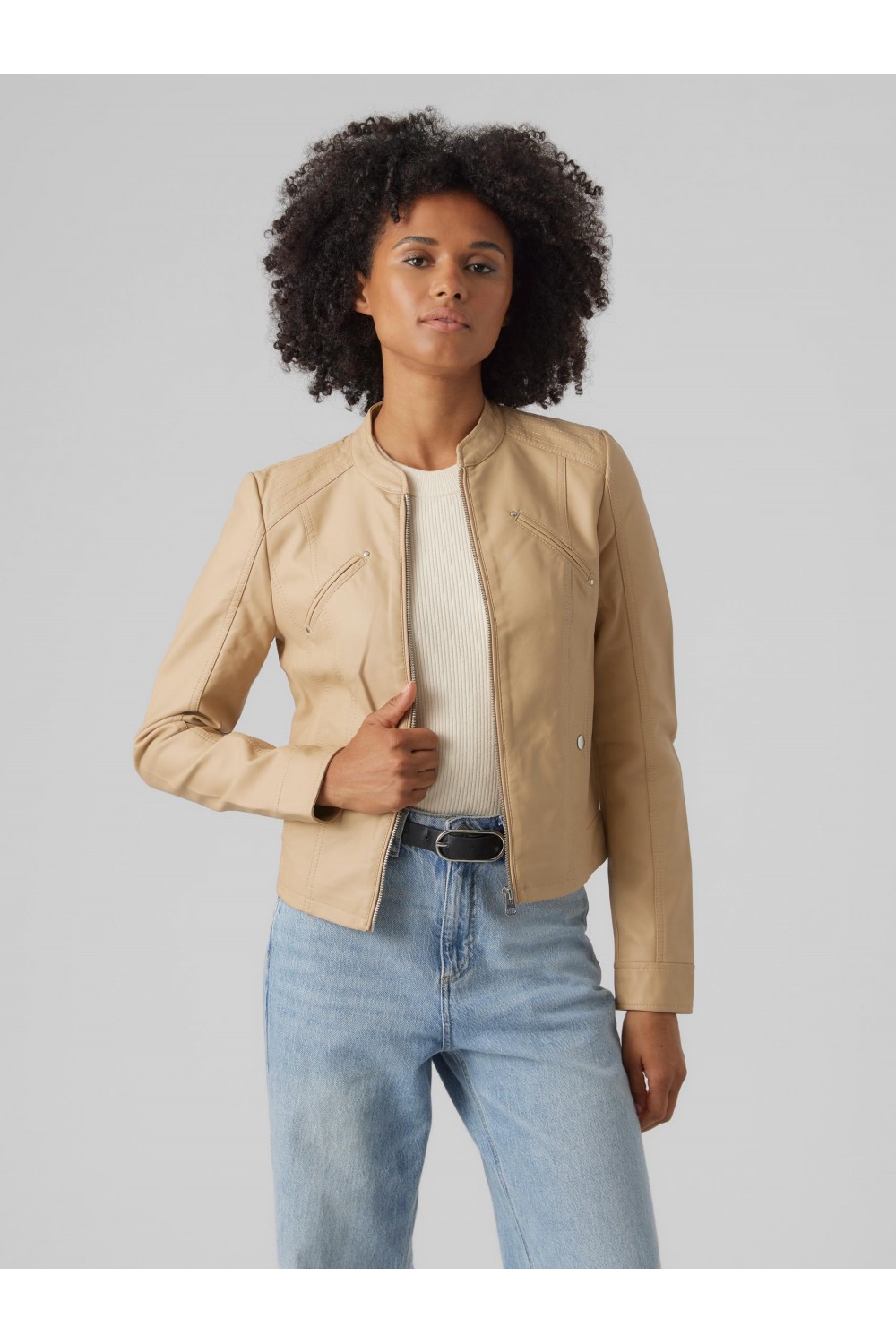 VERO MODA FAVODONA COATED JACKET NOMAD 10288555