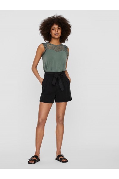 VERO MODA MIA LOOSE SUMMER SHORTS BLACK 10209543