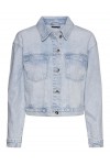 VERO MODA VMBRENDA LS DENIM JACKET LIGHT BLUE 10258263