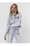 VERO MODA VMBRENDA LS DENIM JACKET LIGHT BLUE 10258263