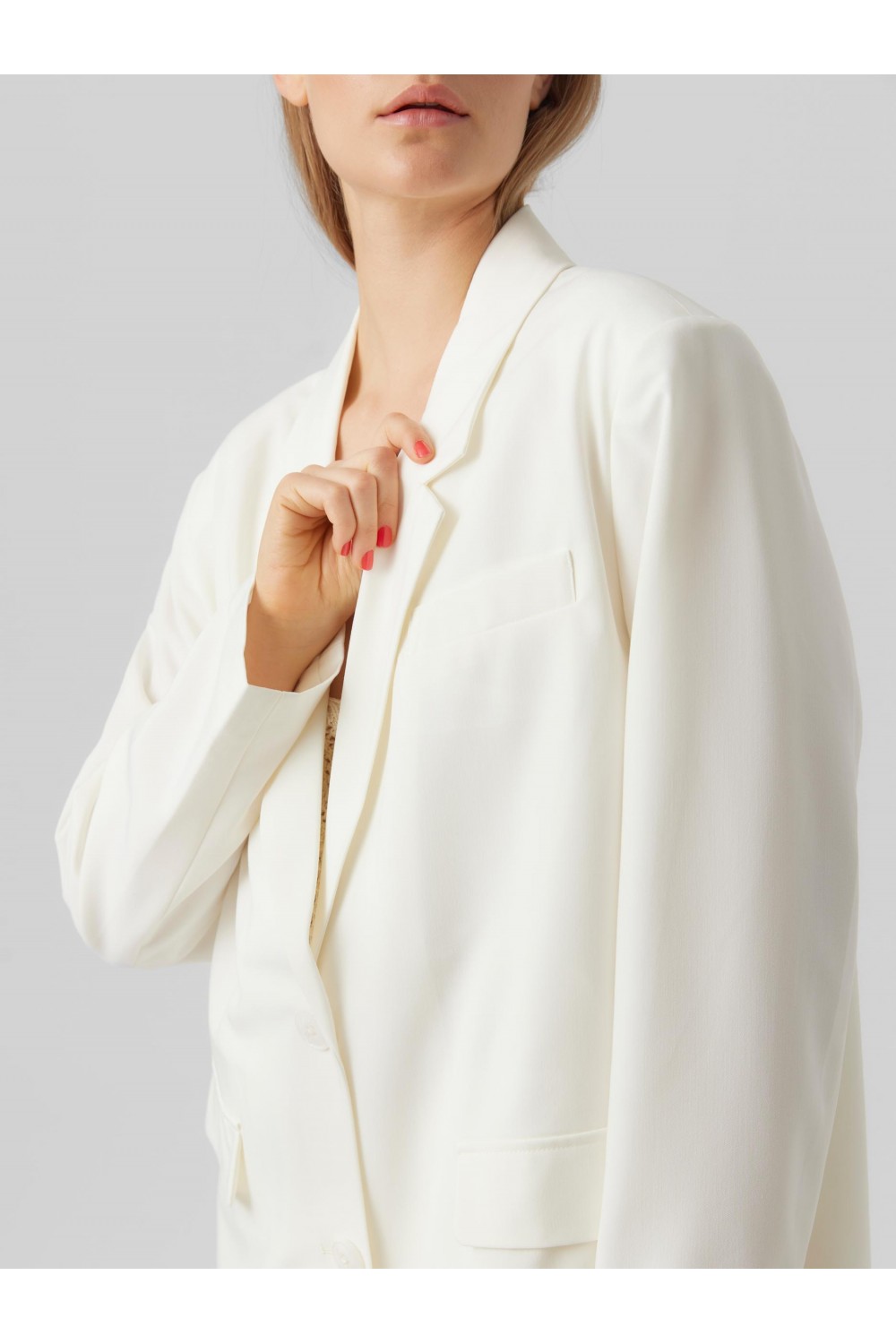 VERO MODA TIKKI ZELDA BLAZER SNOW WHITE 10283105