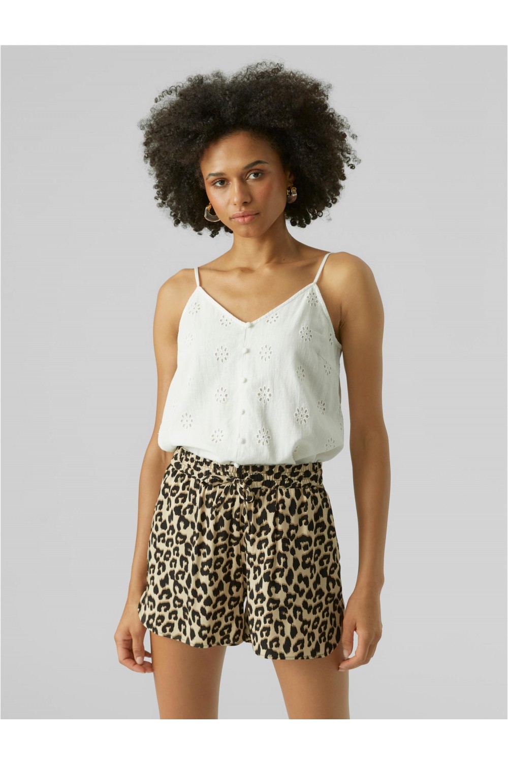 VERO MODA MAJA SINGLET SNOW WHITE 10281723