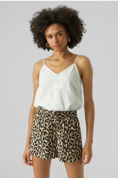 VERO MODA MAJA SINGLET SNOW WHITE 10281723
